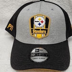 New Era 39Thirty Pittsburgh Steelers Stretchfit Hat - New